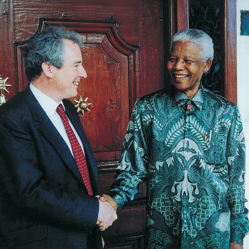 Nelson Mandela and Lord Waldegrave
